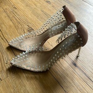 Steve Madden Tolima / Tolmay spike clear pumps Heels Shoes